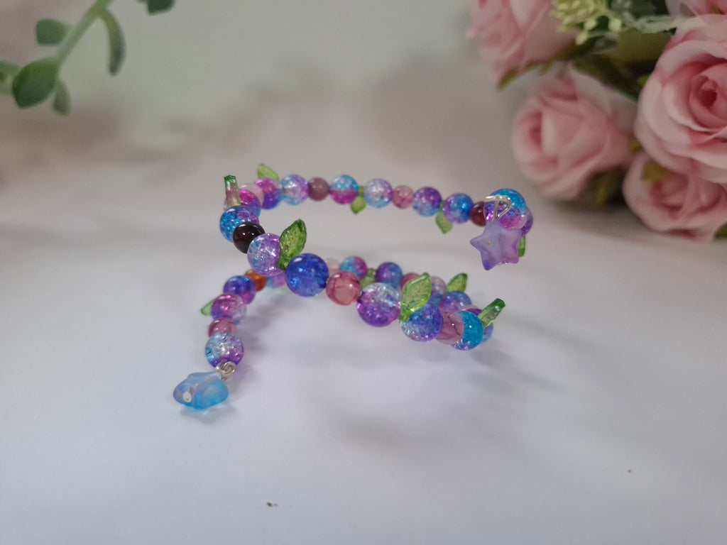 Flor nocturna ✨️ Pulsera ajustable
